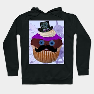 Steampunk Mustache Cupcake Hoodie